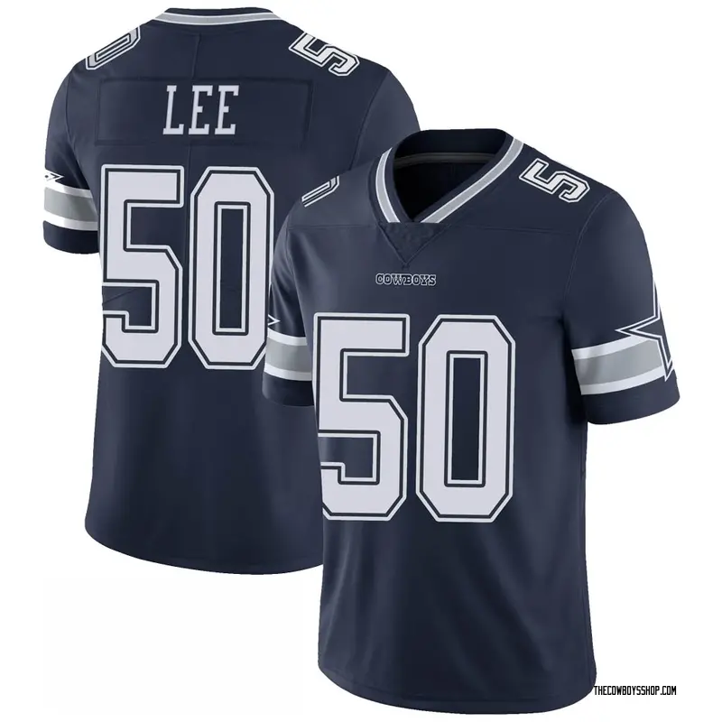 Men's Dallas Cowboys Sean Lee Navy Limited 100th Vapor Jersey By Nike