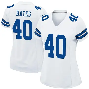 Nike Bill Bates Dallas Cowboys Men's Elite White Vapor Untouchable Jersey