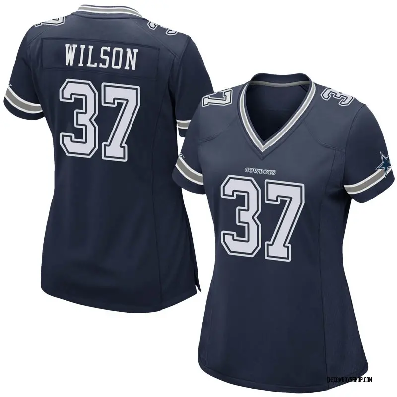 Women's Dallas Cowboys Donovan Wilson Navy Game Team Color Jersey By Nike