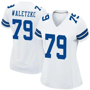 Matt Waletzko Men's Nike Navy Dallas Cowboys Custom Game Jersey Size: 4XL