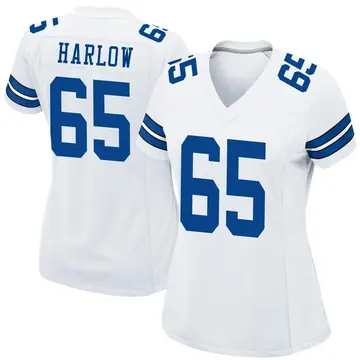 Sean Harlow Men's Nike Navy Dallas Cowboys Custom Game Jersey Size: Large