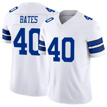 Nike Bill Bates Dallas Cowboys Men's Elite White Vapor Untouchable Jersey