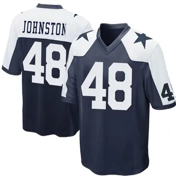 Nike Daryl Johnston Dallas Cowboys Legend Gray Inverted Jersey - Women's