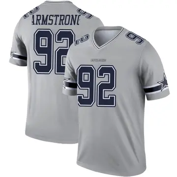 Dallas Cowboys Dorance Armstrong Jr. #92 Game Issued Navy Practice Jersey  52 87