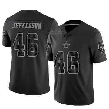 Nike Malik Jefferson Dallas Cowboys Legend White Color Rush Jersey - Youth