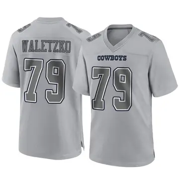 Matt Waletzko Men's Nike Navy Dallas Cowboys Custom Game Jersey Size: 4XL