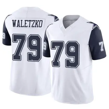 Matt Waletzko Men's Nike Navy Dallas Cowboys Custom Game Jersey Size: 4XL
