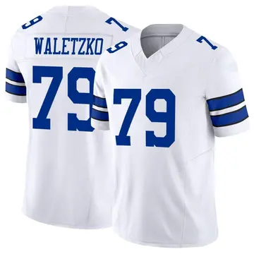 Matt Waletzko 71 Dallas Cowboys White Vapor Limited Jersey - Bluefink