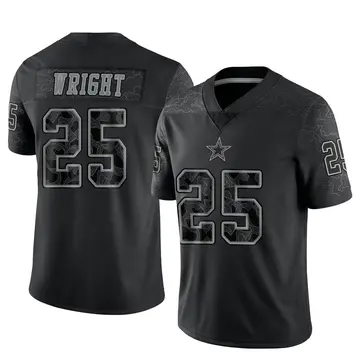 Nahshon Wright Dallas Cowboys Youth Navy Name & Number Logo T-Shirt 