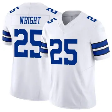 Nahshon Wright Dallas Cowboys Men's Gray Name & Number Logo T-shirt 