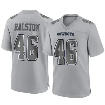 Nike Nick Ralston Dallas Cowboys Game Navy Blue Throwback Jersey - Men's