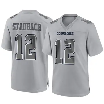 Roger Staubach 12 Dallas Cowboys White Vapor Limited Jersey - Bluefink