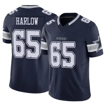 Sean Harlow Men's Nike Navy Dallas Cowboys Custom Game Jersey Size: Large