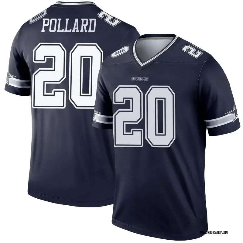 Youth Dallas Cowboys Tony Pollard Navy Legend Jersey By Nike