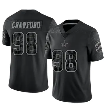 Tyrone Crawford Jersey Camo Cowboys Limited Rush Realtree Men